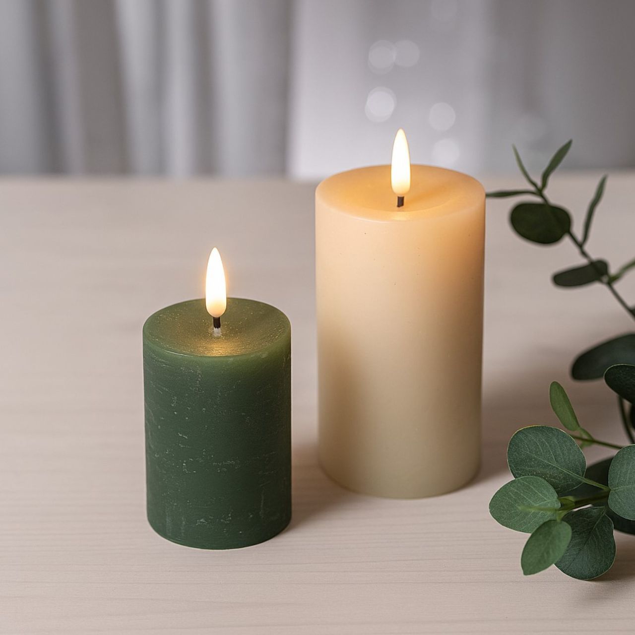 Pillar candles title=